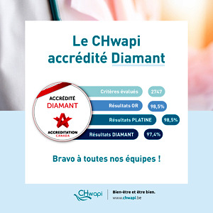 Le CHwapi obtient l'accréditation Diamant !💎